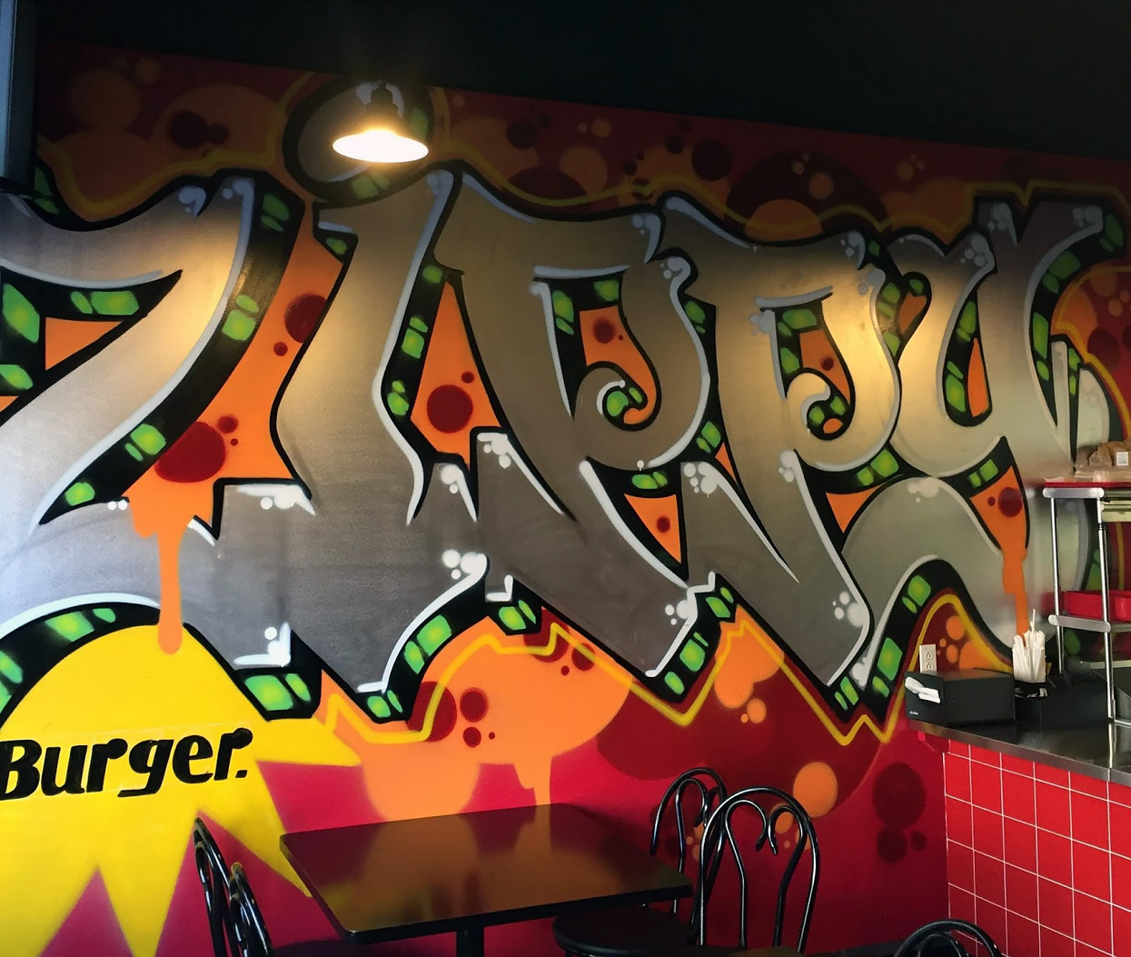 Zippy Burger Wall Art