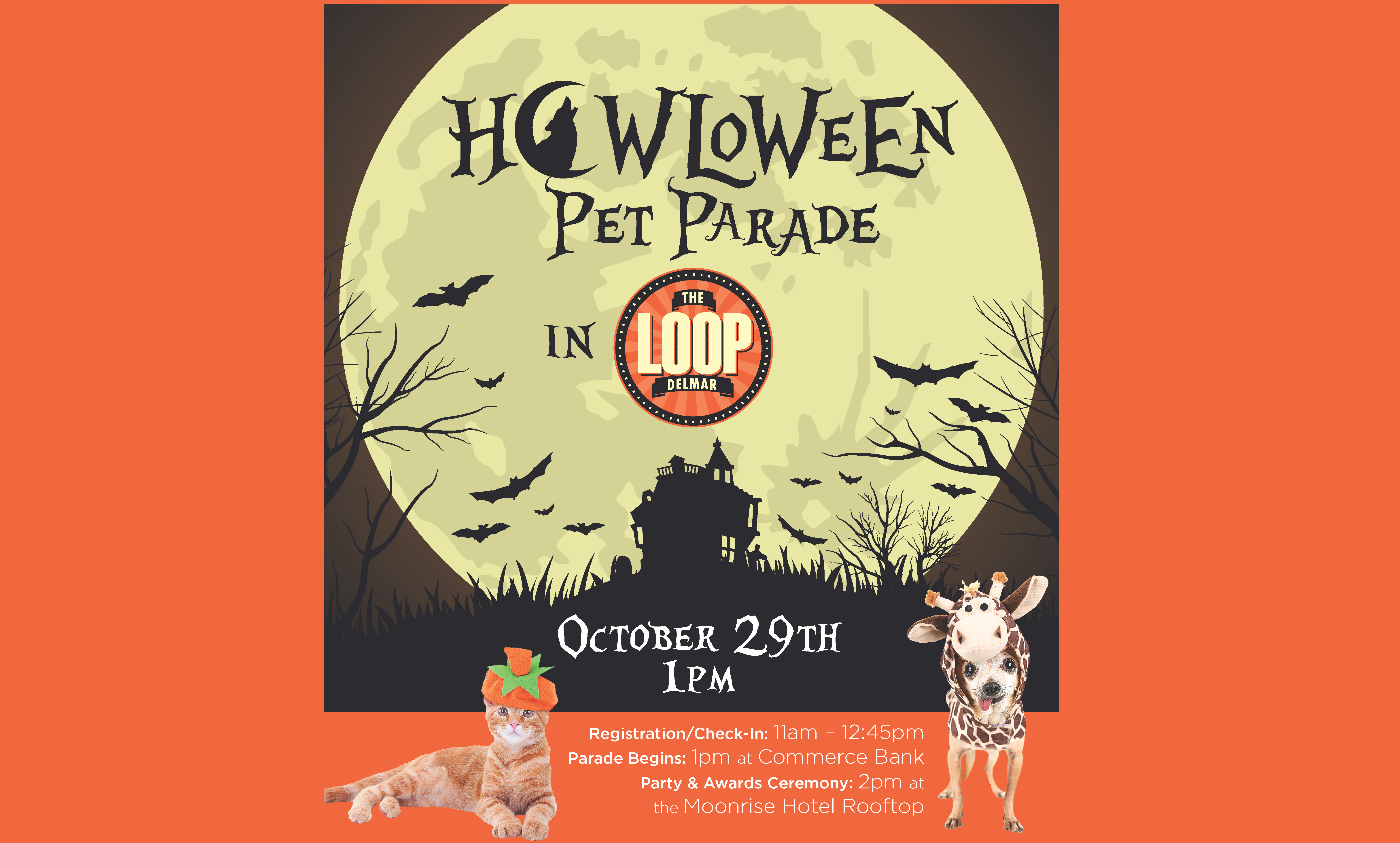 Howl-o-Ween Pet Parade is Oct 29th!