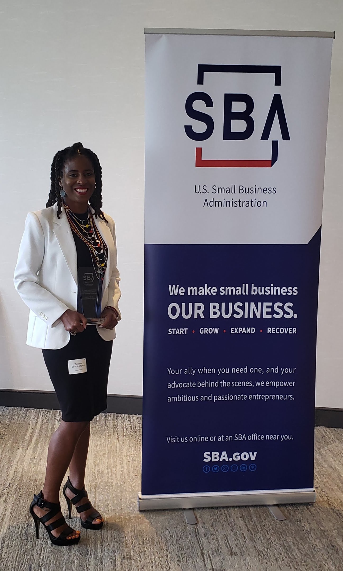 Tameka Stigers, Locs of Glory, Named SBA Minority Small Business of the Year