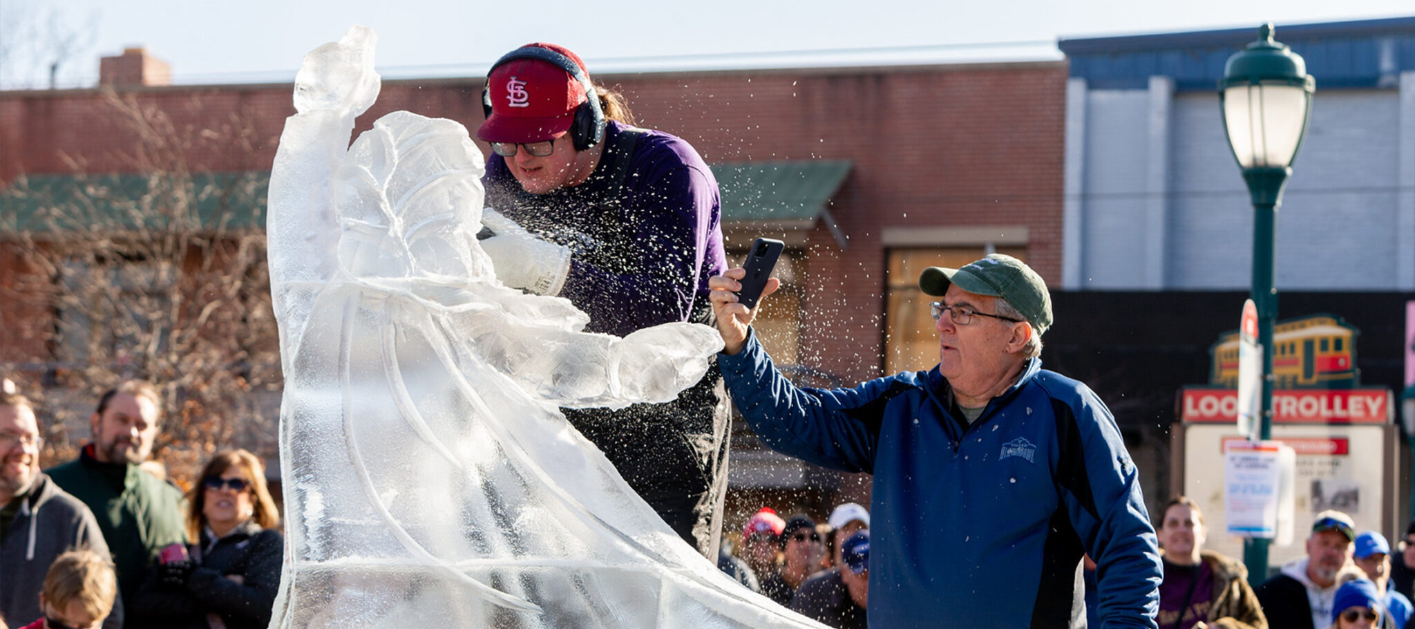 CHILLING THRILLS & WINTER WONDERS DELMAR LOOP ICE CARNIVAL The