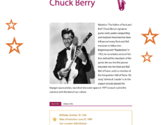 Chuck Berry - St. Louis Walk of Fame