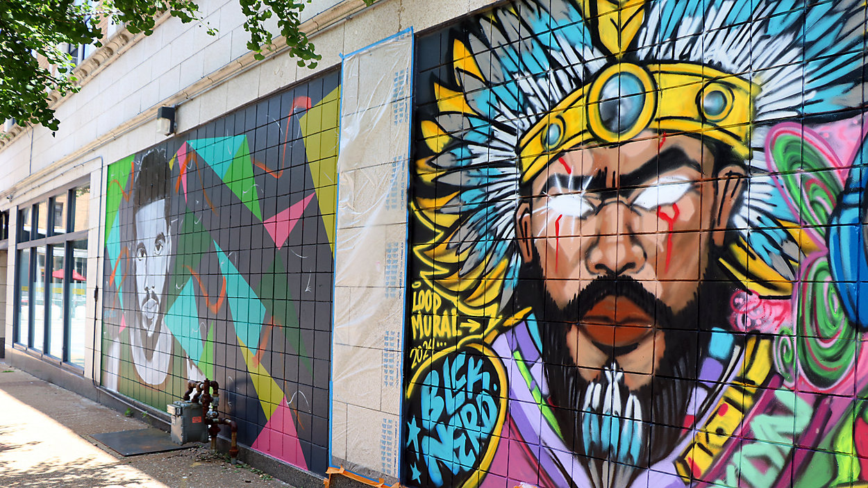 Artists create vibrant, diverse murals across Delmar Loop