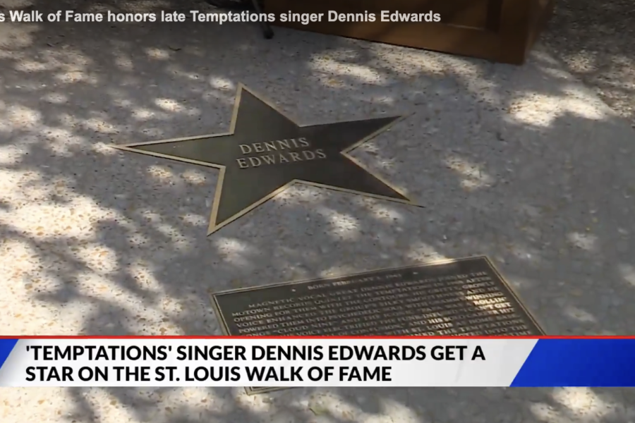 St. Louis Walk of Fame honors late Temptations singer Dennis Edwards