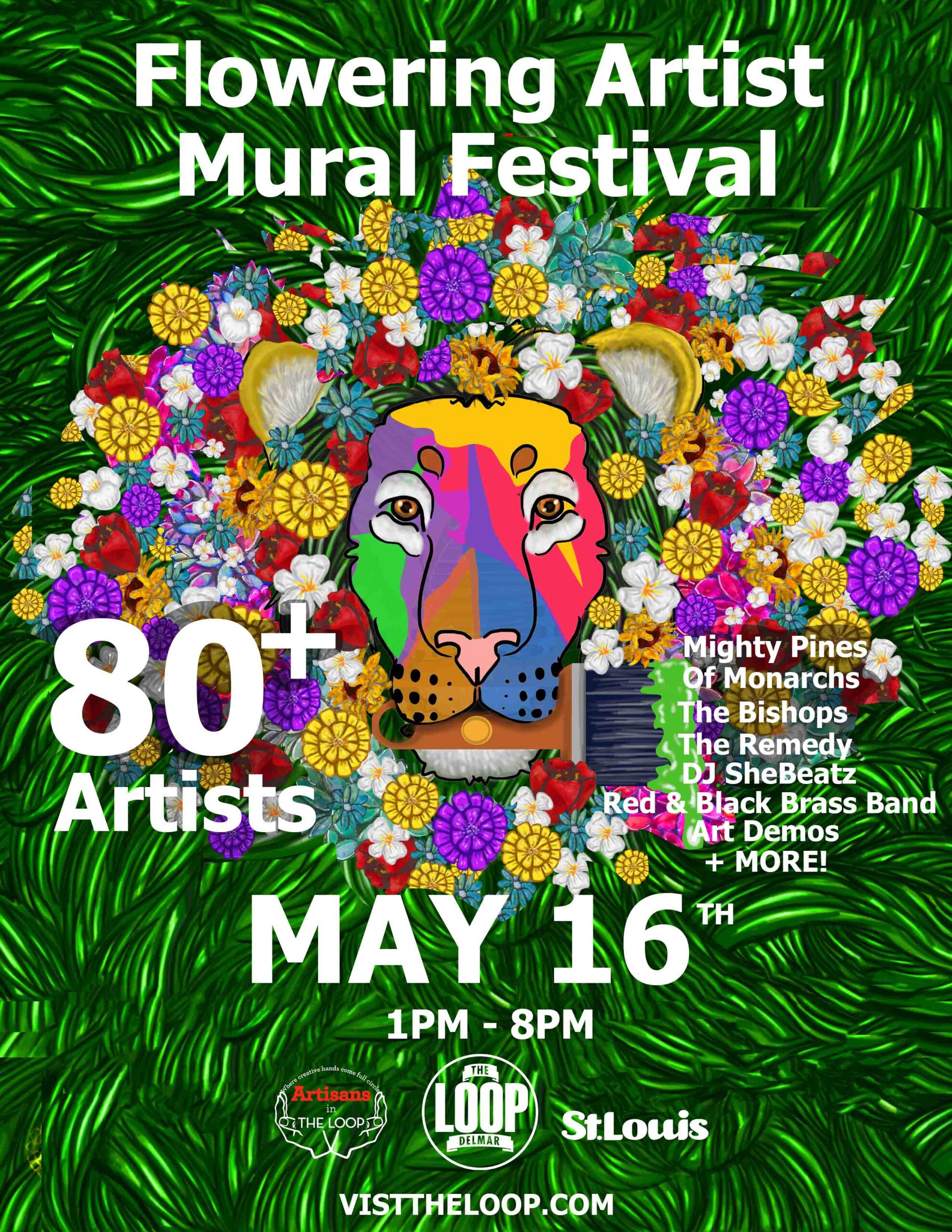 Delmar Loop Flowering Artists and Mural Festival 2026